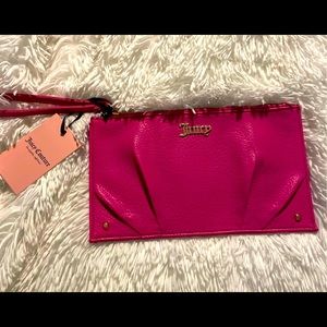 NWT hot pink juicy couture cute wristlet/wallet